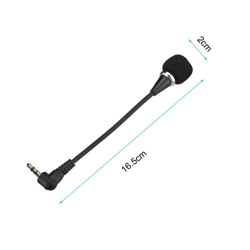 New Mini Flexible Universal 3.5mm Stereo Speaker Mic Audio Microphone Plug& Play - Photo 9/10