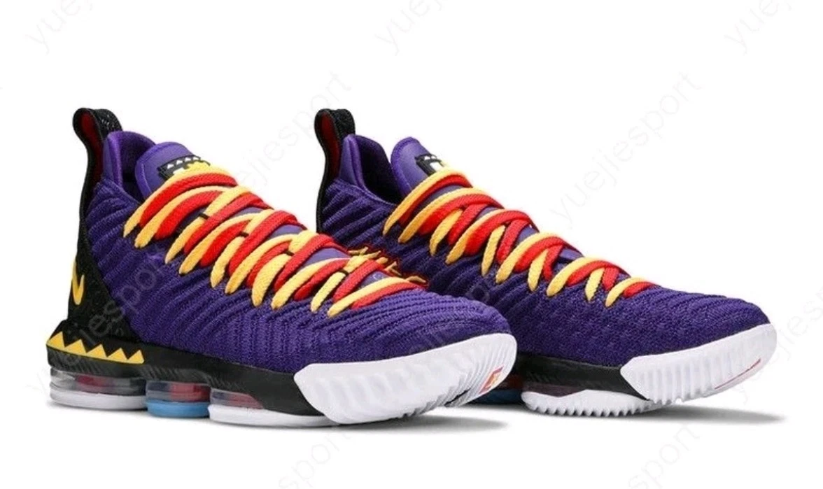 Nike Men\'s Size 10 US LeBron XVI 16 Martin Purple Basketball Sneakers Shoes READ Size 10 - Nike LeBron 16 Martin for sale online | eBay main image 4