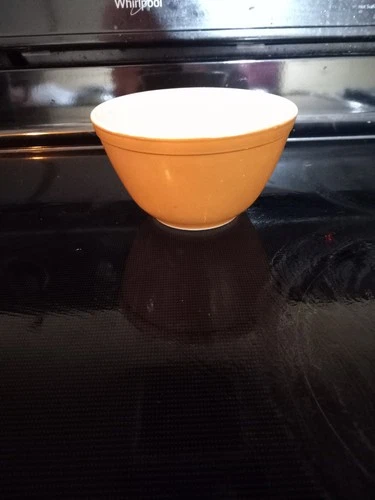 Vintage Pyrex 401 Brown Mixing Bowl 1 1/2 Pint Small Nesting Bowl