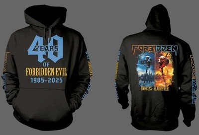 New Hoodie /Forbidden Band 40 Years Of Twisted Evil 2025-3D Hoodie For Fan