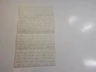 Civil War Letter Negroes Panic Colonel Louisville Chaplain 13th Kentucky VTG