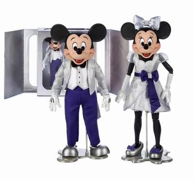 Micky Maus & Minnie Maus Limitiert Zertifikat Disney 100 Puppenset 32cm NEU OVP