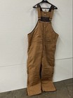 C.E. Schmidt Men's Brown Insulated Duck Cotton Bib Overalls TB415BD Sz 3XL — photo 1