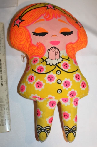 VTG Nite Nite Talkin Patter Pillow Doll 1967 Mattel Partially Working READ 1960s