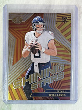 2023 PANINI ILLUSIONS WILL LEVIS SHINING STARS ROOKIE CARD-# 24 TENNESEE TITANS