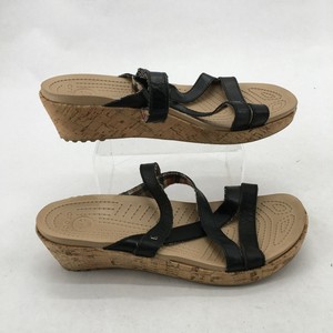 crocs flip flops with leather strap