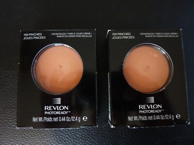 Revlon PhotoReady Cream (Creme) Blush-PINCHED #100-TWO New Boxes-BUY MORE & SAVE