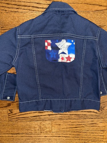 Vintage 70’s Boys Jean Jacket Sears Size 8 Kids - Picture 8 of 13