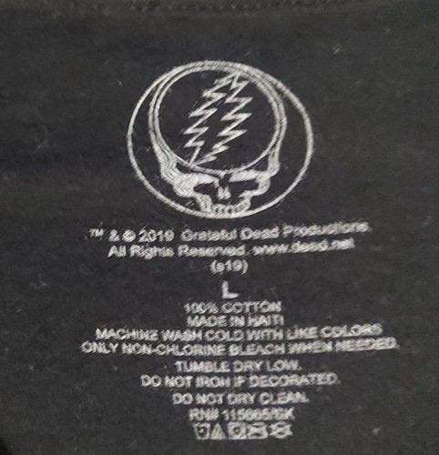Good Ol' Grateful Dead Bears Men's Long Sleeve T-Shirt - Size Large - Picture 6 of 9