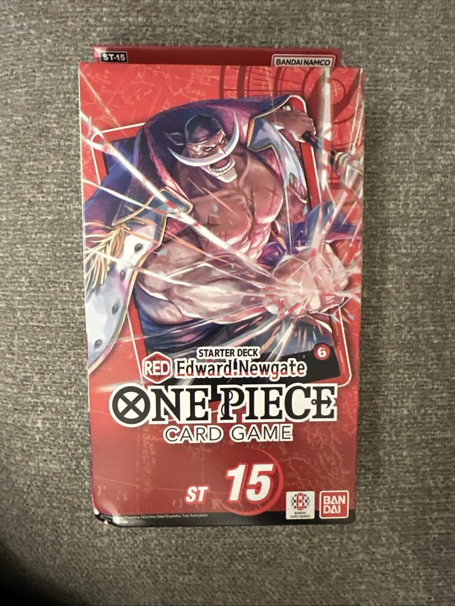 ONE PIECE TCG: Edward Newgate (Red) STARTER DECK ST-15 NEW/SEALED English PRB | eBay ONE PIECE TCG: Edward Newgate (Red) STARTER DECK ST-15 NEW/SEALED English PRB | eBay