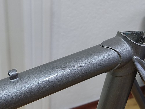 Telaio e forcella bici in acciaio VILLIGER ATHENA corsa strada - Foto 23 di 24