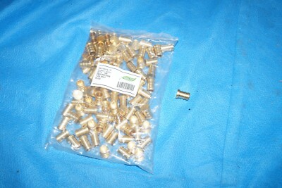 Lot Of 100 Brass PEX Test Plugs 1/2'' Barb Lead Free Bestpex 41173 Stop Plug Ends