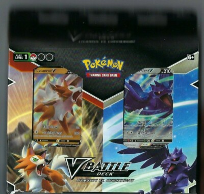 POKEMON: LYCANROC VS. CORVIKNIGHT - V BATTLE DECK BUNDLE | eBay