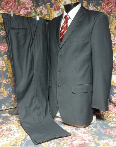 Vinci Classic Fit Fog Gray Fit Suit 40R - Picture 2 of 7