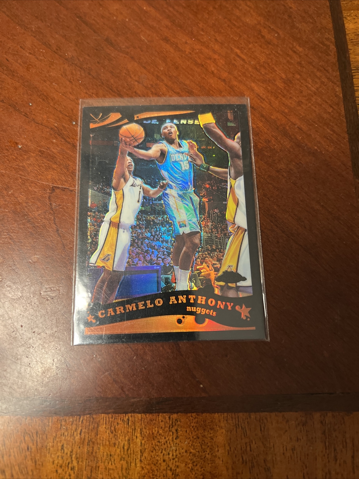 2005-06 Topps Chrome Refractors Black #71 Carmelo Anthony #/399
