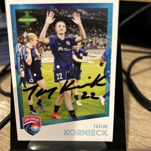Signed 2023 Parkside NWSL V1 | #166 Taylor Kornieck San Diego Wave | Base - Auto