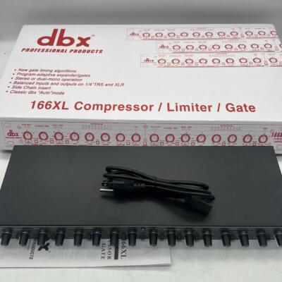 New US DBX 166XL Compressor Limiter/Gate Effects DSP Processor