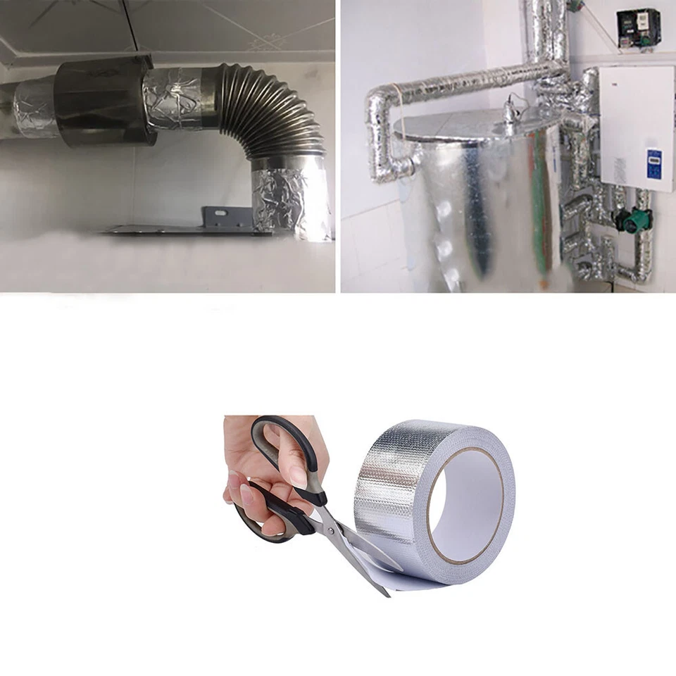 Motorcycle Turbo Heat Exhaust Pipe Tape Thermal Wrap Tapes Waterproof Accessory - Image 4 of 4