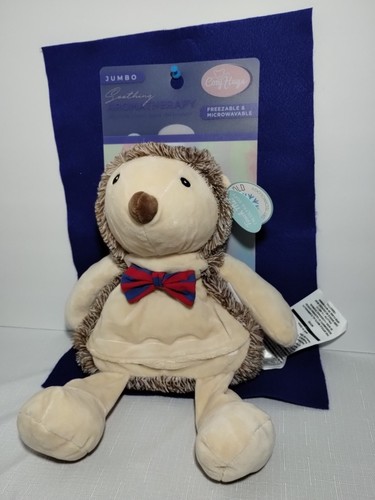 Cozy Hugs Jumbo Aromatherapy Plush Hedgehog Microwavable Freezable Lavender NEW - Picture 2 of 14