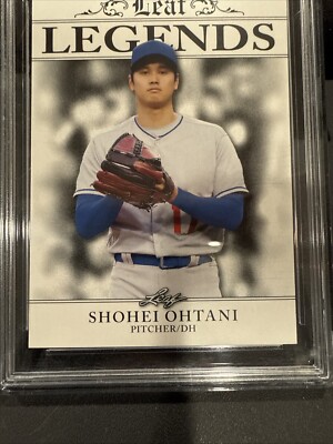 Shohei Ohtani 2023 Leaf Legends Achievement Edition #LA-13 Los Angeles Dodgers