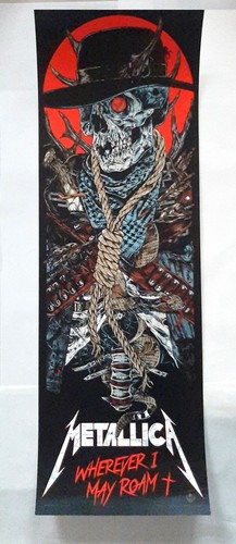 Metallica x Rhys Cooper Wherever I May Roam Poster
