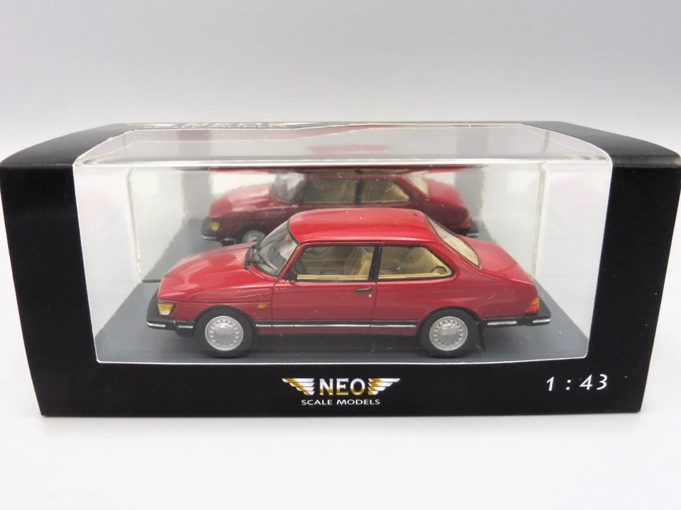 Saab 90 1985 Cherry Rosso 1/43 Neoscalemodels NEO43672 900 - Immagine 2 di 4