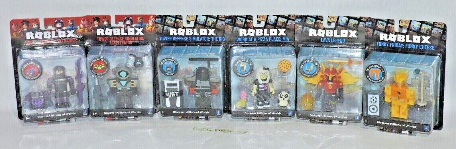 Roblox 3" Figure w/ Exclusive Virtual Item Code NEW & SEALED ~YOU PICK FROM LOT~