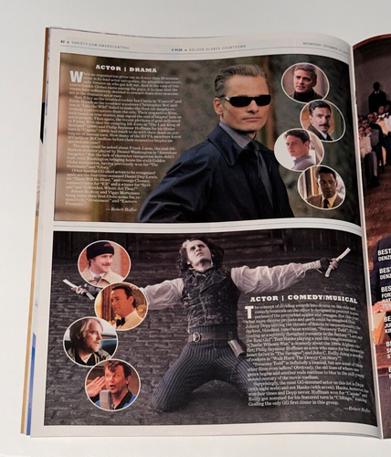 Daily Variety 2007 Dec 19 There Will Be Blood Sweeney Todd Hobbit Survivor China - Bild 6 von 8