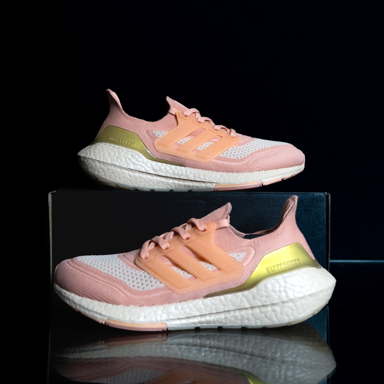 Женские спортивные кроссовки Adidas UltraBOOST 22 Running Rose Shoe Trainer #953