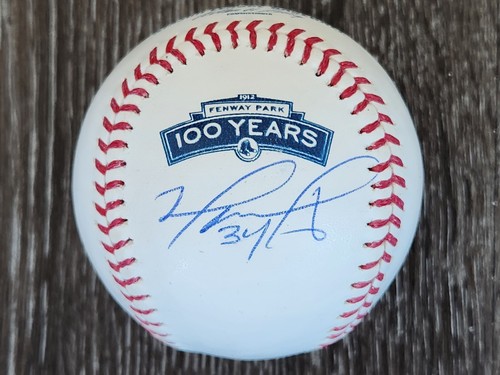 David Ortiz Signed baseball Boston Fenway Park 100 Year ball - Beckett QR Code - Picture 1 of 3