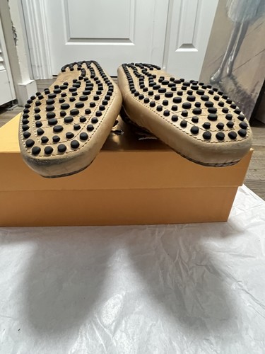 Tod's Men's LACCETTO Leather Brown Driving Loafers Size 7 (Women’s 8.5)in Box - Picture 10 of 12