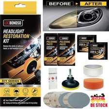 Headlight Restoration Kit Car Vehicle Lamp Lens Cleaning Polish Repair Tools