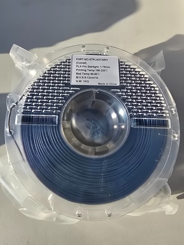 PLA PRO+ 1.74mm IRIDESCENT Blue/Purple Shiny Sparkly Starlight Comet Filament - Picture 10 of 14