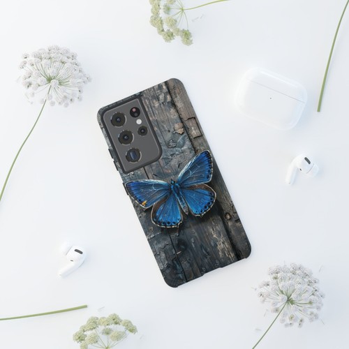 For iPhone | Samsung Galaxy | Pixel Phone Case - Blue Butterfly - 第 206/254 張圖片