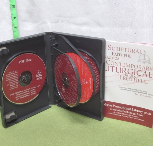 CONCORDIA PUBLISHING HOUSE Music Promotional Library 6-CD organ set 2008 choral - Picture 2 of 3