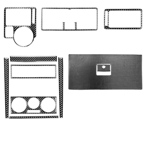11 piezas Kit de cubierta de tablero de fibra de carbono para VW Golf 4 GTI Jetta MK4 1999-04 - Imagen 2 de 12