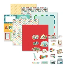 Creative Memories Growing Up INDOOR PLAY Paper & Embellishments Page Kit