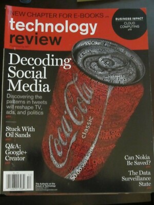 MIT Technology Review Magazine December 2011 Decoding Social Media Coca Cola RS