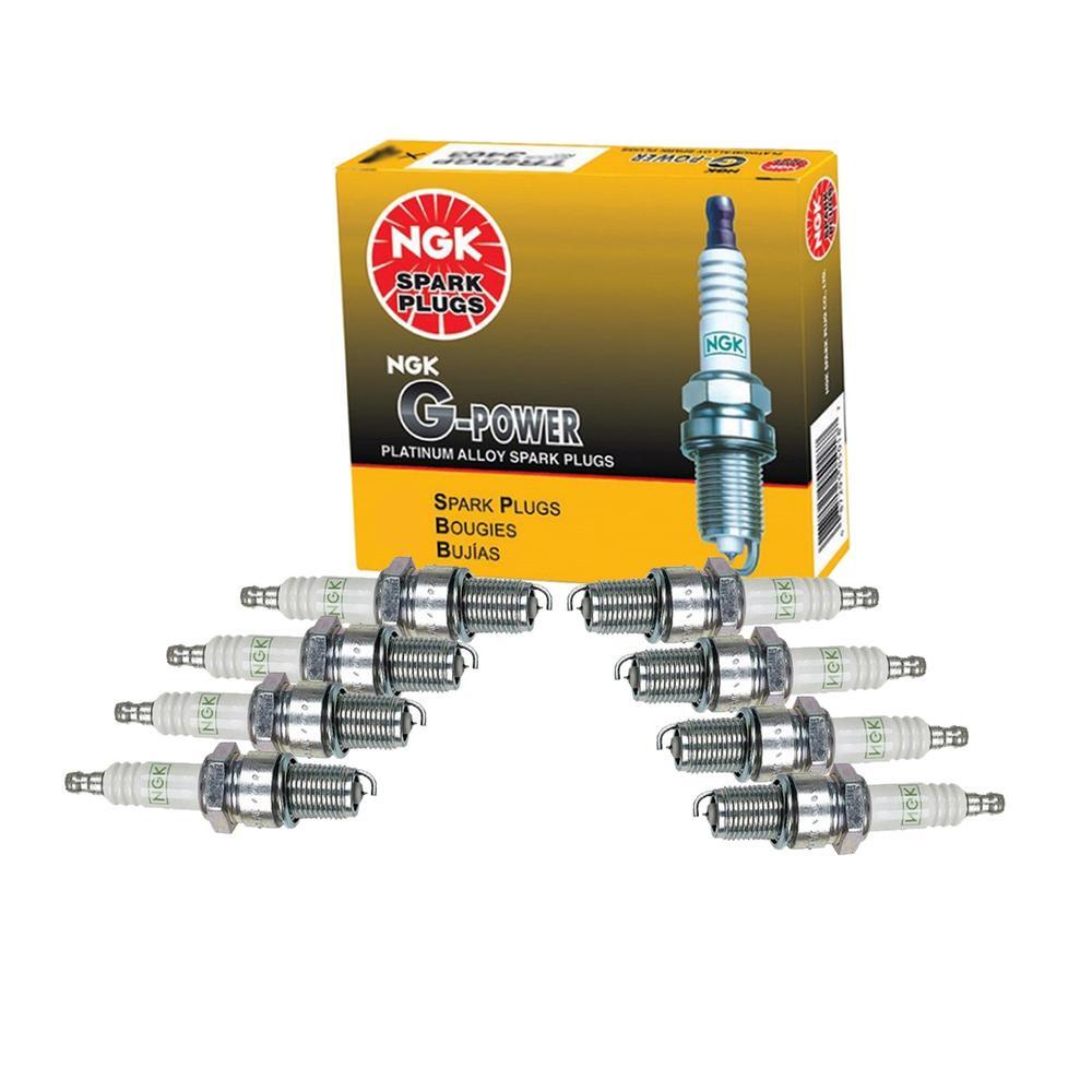 NGK Set 8 G-Power Platinum Spark Plugs For Aston Martin Mercedes Porsche LR V8