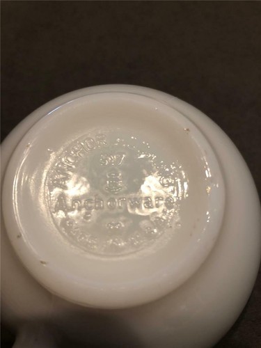 ANCHOR HOCKING ANCORACHORWARE set/4 TAZZA TAZZA VETRO LATTE RISTORANTE MERCE TAZZA 917 - Foto 3 di 4