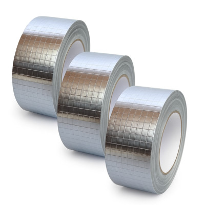3,5,10 Pack Alu Klebeband 45mmx50m Verstärktes Aluminiumklebeband Aluminiumband