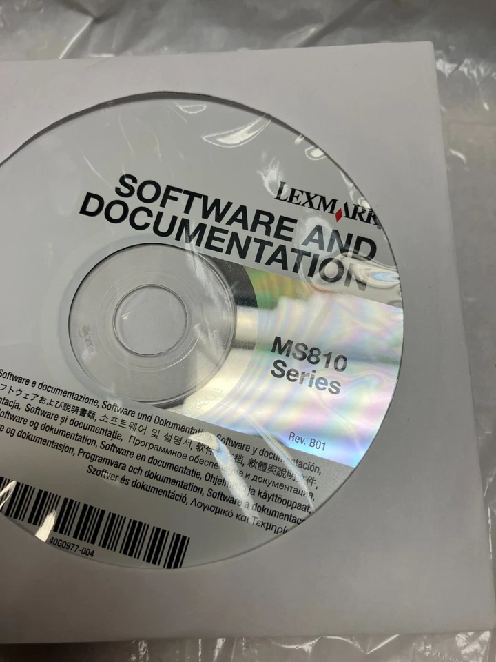 Lexmark MS810 SERIES SOFTWARE AND DOCUMENTATION Printer 40G0977-004 CD DVD MS811 - Image 2 of 4