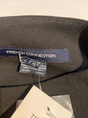 NWT French Connection Womens 4 Black Sleeveless Fit & Flare Skater