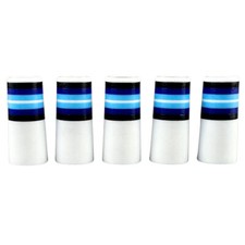 White Blue Golf Ferrules for Golf Sand Wedge/Pitching Wedge (9.1mm*30mm*14mm)