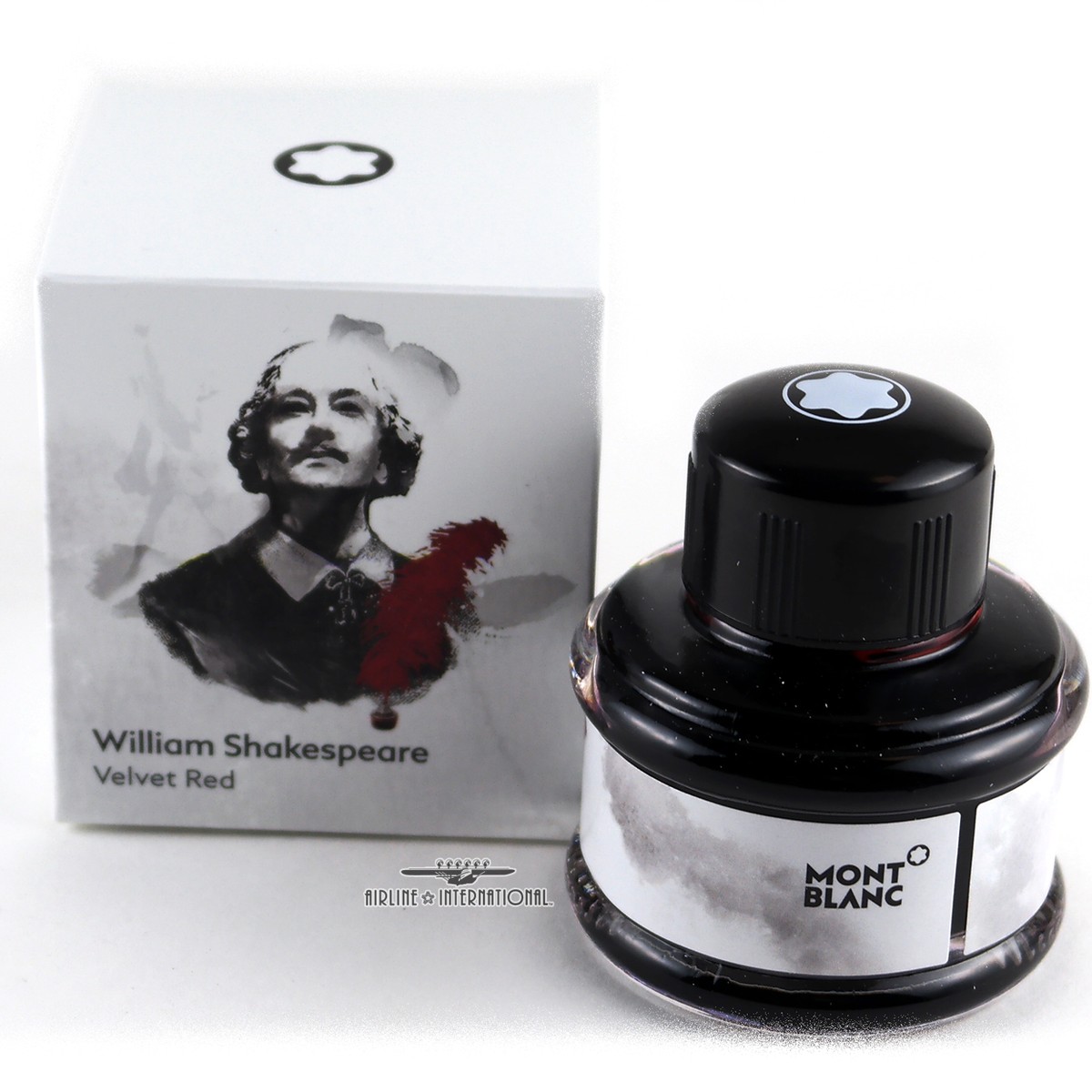 Montblanc William Shakespeare Velvet Red 35ml Ink - VAULT KEPT | eBay