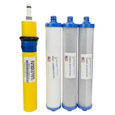 Hydrotech Compatible 33001056-75 GPD Membrane with Filters Set - Made in the USA