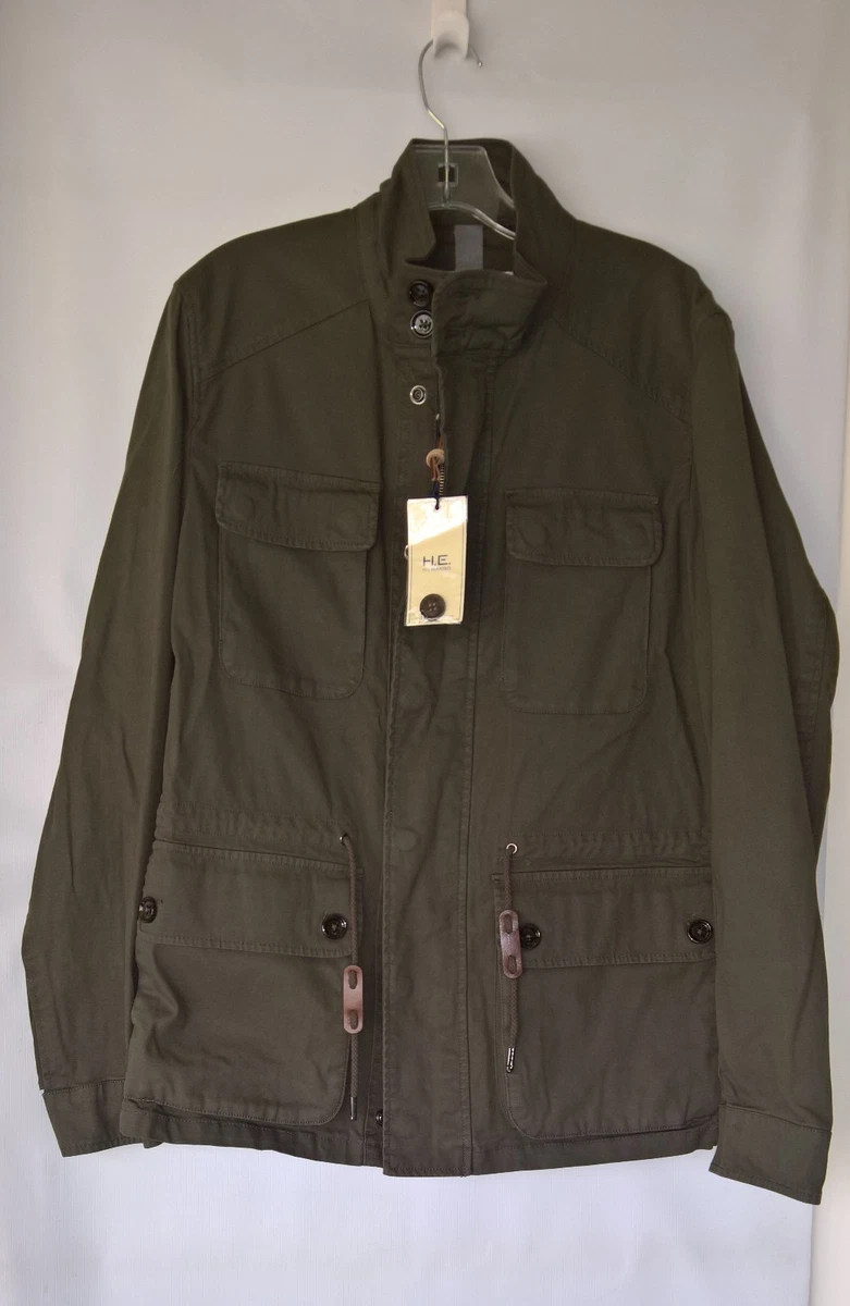Mens green field jacket clearance