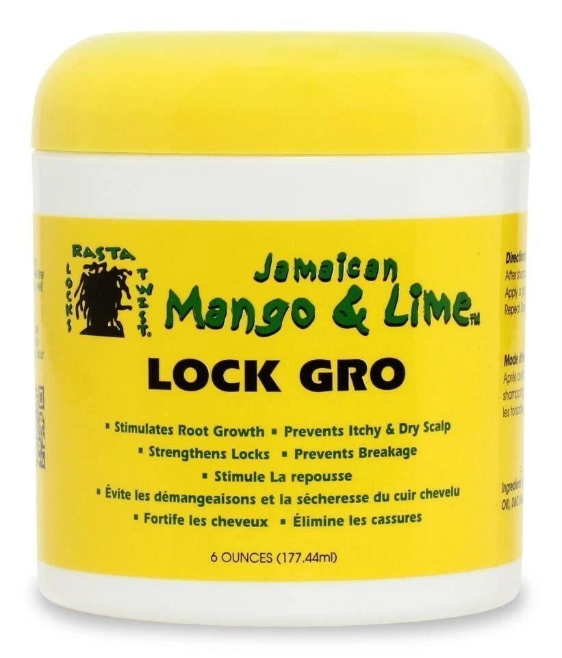JAMAICAN MANGO & LIME Jamaican Mango and Lime Lock Gro stimulates root growth prevents itchy scalp 6oz