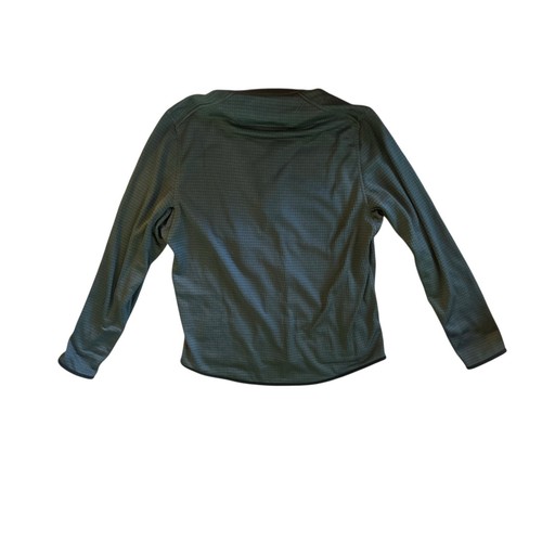 Men L PROOF Huckberry Trail Grid Fleece Jacket Olivenite Full Zip Hike Camp - Picture 3 of 5