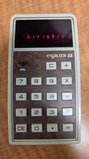 COLLECTIBLE VINTAGE WORKING TEXAS INSTRUMENTS EXACTRA 22 CALCULATOR W/BATTERIES